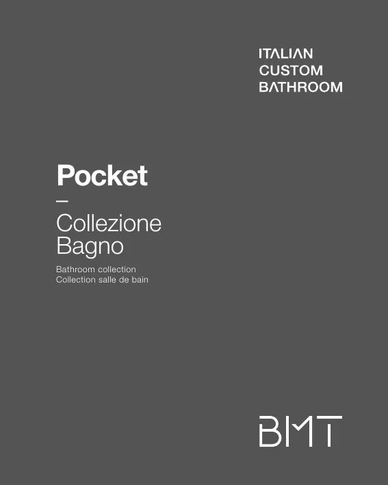 Couverture catalogue BMT Pocket 2023 — Collection Bagno salle de bains, Biarritz
