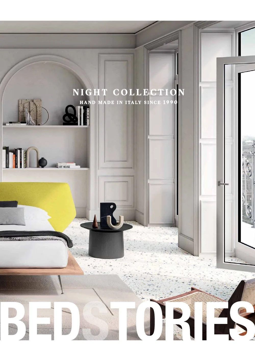 Collection Felis BedStories — lits rembourrés haut de gamme, chambre contemporaine, Biarritz