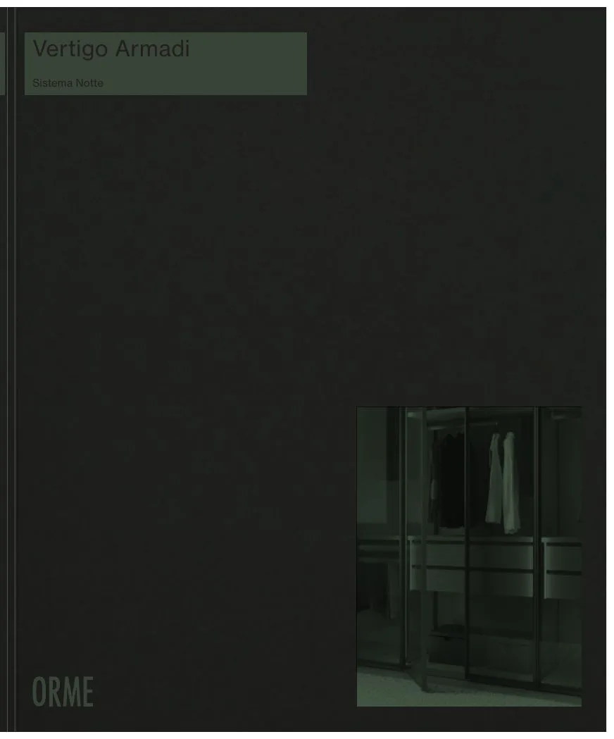 Couverture Orme Vertigo Armadi 2024 — dressings et armoires