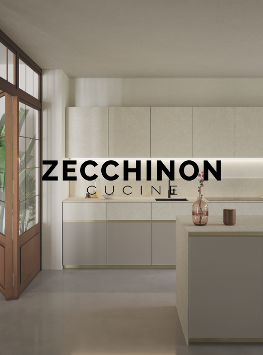 Zecchinon Cucine — marque italienne de cuisines sur mesure, alliant esthétique élégante et fonctionnalité, distribuée à Biarritz par L'atelier Contemporain