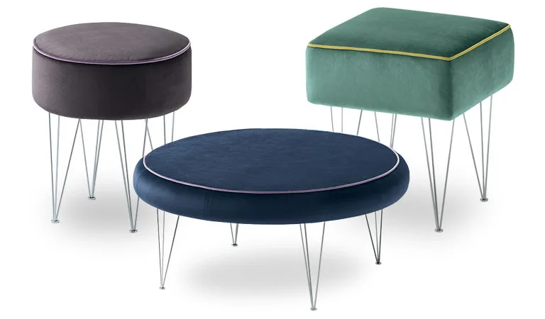 Compléments Felis — poufs et coussins design contemporain pour parfaire le salon, Biarritz