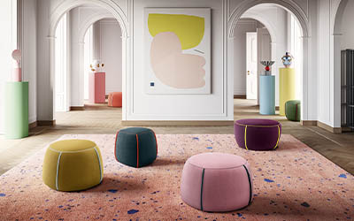 Lit rembourré italien Felis Twiny — nouveauté au design épuré, chambre design Biarritz