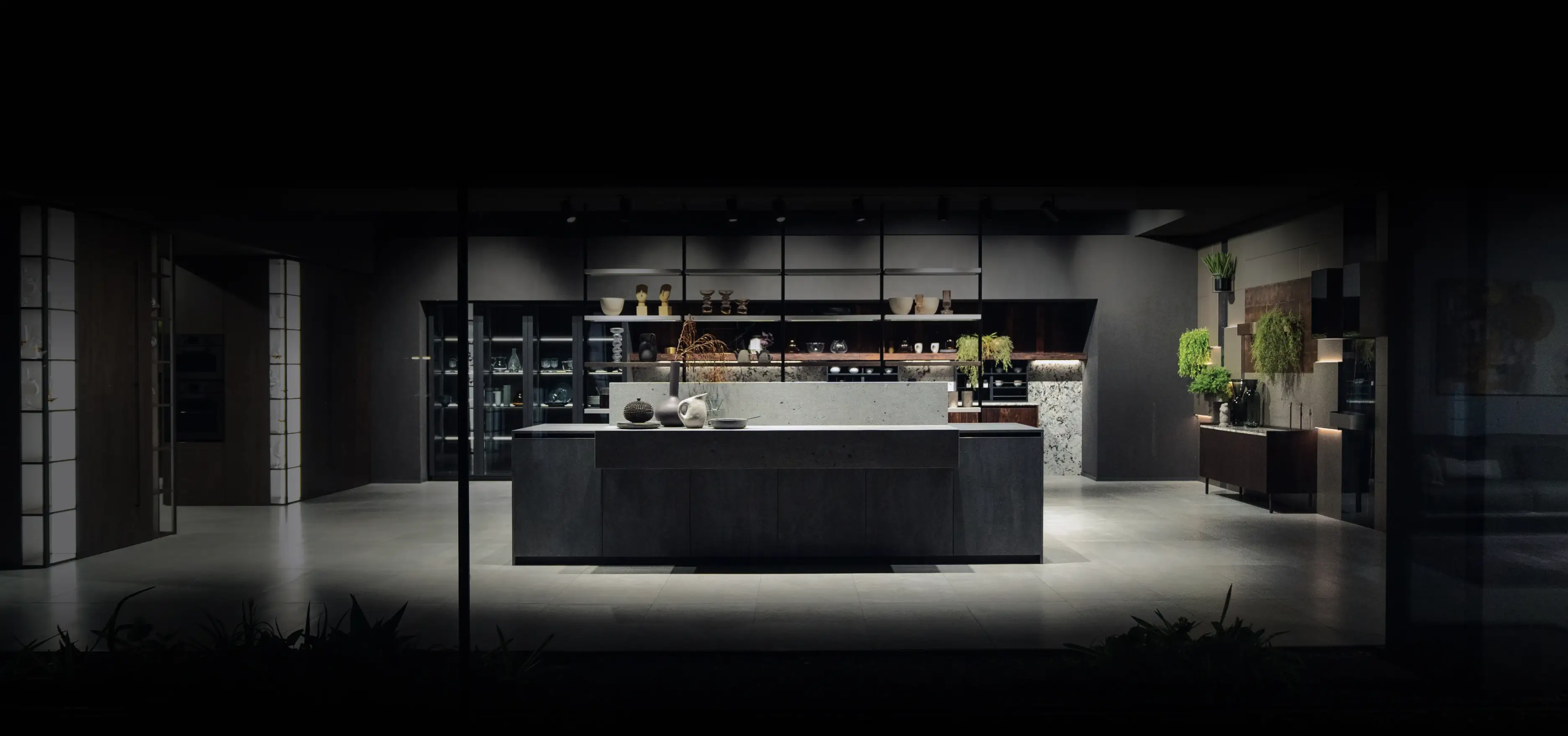 Cuisine Zecchinon — vue panoramique, esthétique architecturale