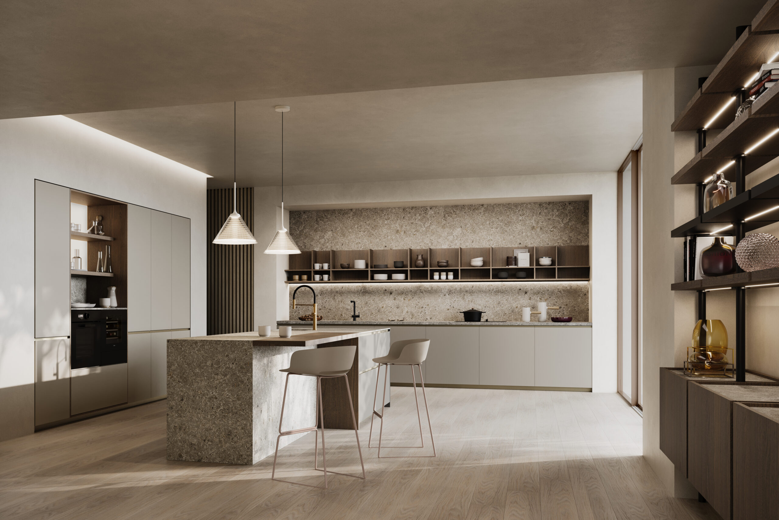 Zecchinon Cucine est une marque italienne renommée pour la conception et la fabrication de cuisines sur mesure, alliant esthétique élégante et fonctionnalité. Avec un fort accent sur la qualité des matériaux et l’artisanat, la marque propose des solutions personnalisées qui répondent aux besoins spécifiques de chaque client.